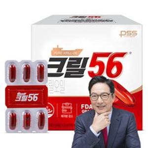 펄세스 크릴56 크릴오일, 180정, 1개