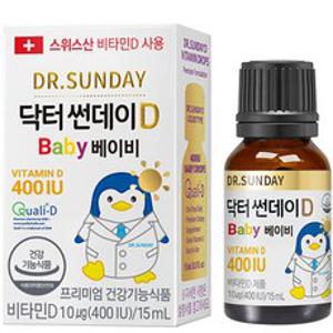 닥터썬데이D 베이비 400IU, 12ml, 1개