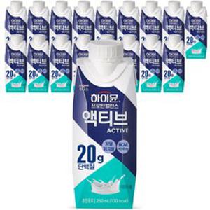 하이뮨 일동후디스 프로틴 밸런스 액티브 밀크 오리지널, 250ml, 18개