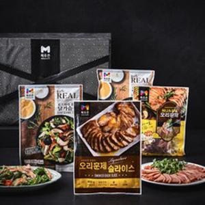 목우촌 훈제고기 허니갈릭오리훈제 슬라이스 400g 2개 + 시그니처 오리훈제 슬라이스 400g 2개 + 로즈마리 훈제 닭가슴살 300g 2개 세트, 1세트