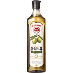 해표 압착 올리브유, 900ml, 1개