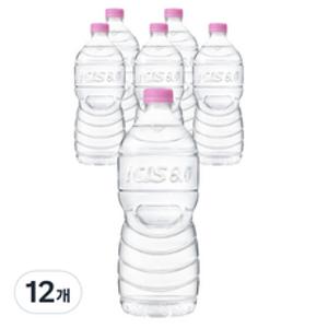 아이시스 8.0 무라벨 ECO 생수, 1L, 12개