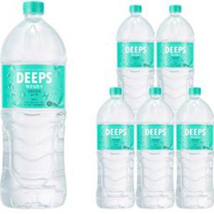 Deeps 딥스 그린 해양심층수, 2L, 6개