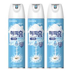 해피홈 에어로솔 수성 모기퇴치제 스카이향, 500ml, 3개