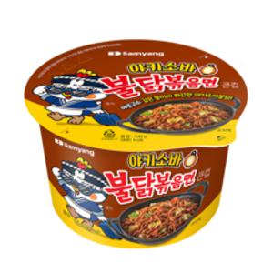 불닭볶음면 야끼소바 큰컵라면 100g, 1개