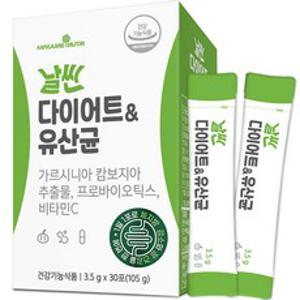 메이준뉴트리 날씬 다이어트 & 유산균 다이어트보조제 30p, 105g, 1개