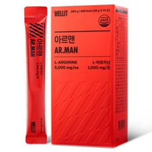 웰릿 아르맨 아르기닌 5000mg 14p, 280g, 1개