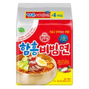 오뚜기 함흥비빔면 135g, 4개