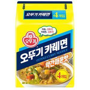 오뚜기 카레면 130g, 4개