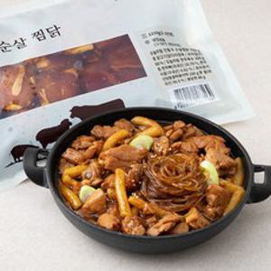 오늘차림 안동식 순살 찜닭 양념육700g + 한우육수300g + 떡150g + 당면60g, 1.21kg, 1세트