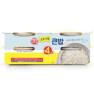 오뚜기 맛있는오뚜기 큰밥, 300g, 4개