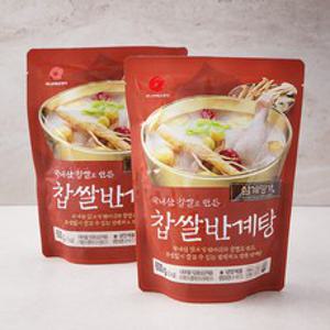 마니커에프앤지 찹쌀 반계탕 냉장, 600g, 2개