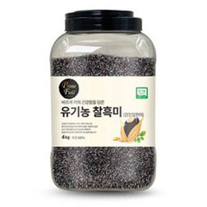 Prime Field 유기농 찰흑미 (검정찰현미), 4kg, 1개