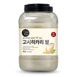 Prime Field 고시히카리 백미 특등급, 4kg, 1개