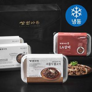 삼원가든 등심 소불고기 2p + 서울식 불고기 + 수 LA 갈비 세트 1.6kg (냉동), 1박스