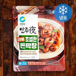 청정원 안주야 오븐에 초벌한 돈막창 (냉동), 260g, 1팩