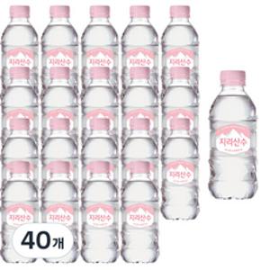 지리산수 핑크, 330ml, 40개