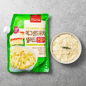 쉐프엠 에그샌드위치샐러드 콘감자, 1kg, 1개