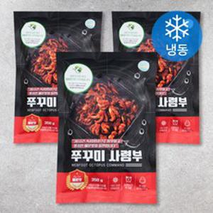 쭈꾸미 사령부 매운맛 (냉동), 350g, 3개