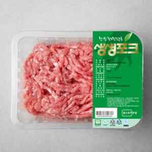 생생포크 무항생제 인증 한돈 앞다리 다짐육, 800g, 1팩