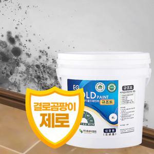 규조토페인트 결로방지페인트 친환경 셀프 벽지 베란다페인트 아이방 곰팡이 항균 단열 4L