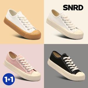 [SNRD]1+1 트렌디한 러블리 캔버스 남녀공용 커플 스니커즈 쿠키스니커즈