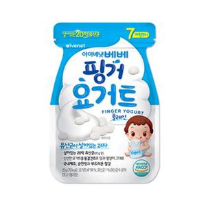 아이배냇 베베 핑거 요거트 플레인 20g 1개