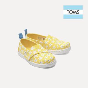 [공식] 탐스 키즈 알파가타 벨크로 슬립온 데이지 Sunny Yellow