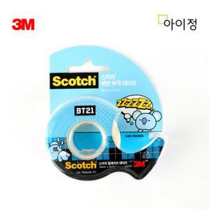 BT21 코야 3M 스카치 벽면부착 테이프