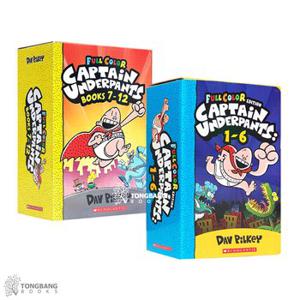 (영어원서) Captain Underpants 컬러판 12종 챕터북 세트 (Paperback) (CD없음)