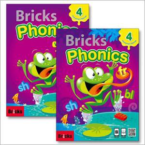 Bricks Phonics 브릭스 파닉스 4 교재 워크북 세트 (전2권)