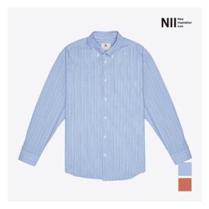 [NII] 공용 베이직 세미오버 스트라이프 셔츠_NNUNLWS1241