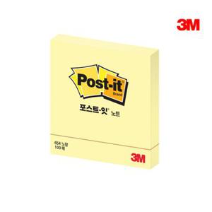 3M 포스트잇 654 노랑