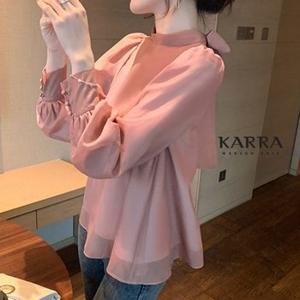 KARRA 데이트오간자블라우스_A3F0740