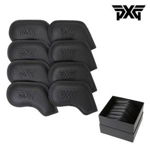 PXG 정품 가죽 아이언 커버 세트 블랙