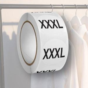 알파벳 의류용스티커 스티커 XXXL1롤500개 (WC12A95)