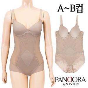 누디 소프트 풀컵몰드 보정올인원 바디슈트1종(PBT3738)75A-90B