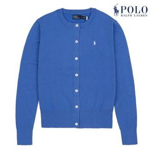 [POLO RALPH LAUREN] 폴로 랄프로렌 여성 코튼 블렌드 가디건 블루