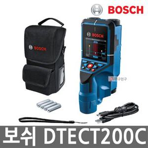 보쉬 Dtect 200C 다목적탐지기 멀티탐지기 벽 스캐너 금속탐지기 탐지깊이 200mm 누수탐지