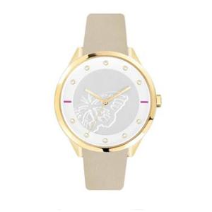 4004443 Furla Womens Metropolis Silver Dial Calfskin Leather Watch 64748876