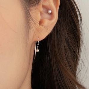 PRE327 [SILVER925] DOT DROP EARRING