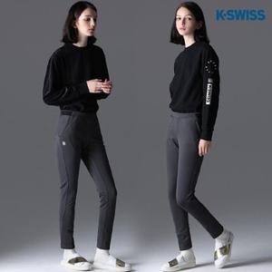 [케이스위스K-SWISS] 기모 밴딩 스포티 팬츠