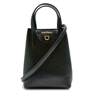 FERRAGAMO 페라가모 간치니 미니 숄더 겸 크로스백 21-2964 NERO 758946 47385597