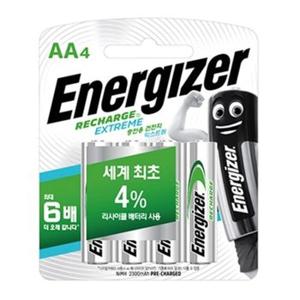 에너자이저 충전건전지 AA Ni-MH 2300mAh 4개입 조( (WC9A593)