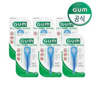 GUM 검 유아치실 이지쓰루 치실고리25p 840