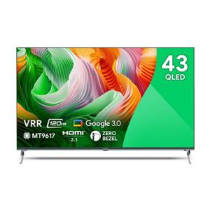 [로그인시3%할인]4K UHD QLED TV 더함 43인치(109cm) 치크 UA431QLED 24년형 구글  스마트 TV