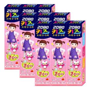 2080 키즈 2스텝 콩순이 치약 딸기향 75g(3세~5세) X 9개