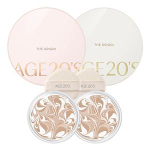 [시크릿특가] 2024 NEW AGE20S 디오리진 에센스 팩트 12.5g 본품+리필 (SPF50+ PA+++)