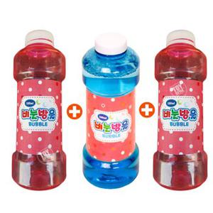 버블액 1.5L 500ml x 3개 비눗방울 리필액