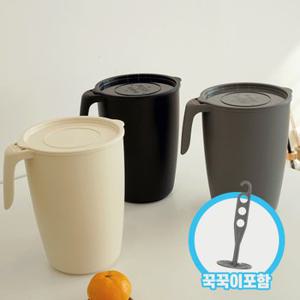 얼쓰 완벽밀폐 음식물쓰레기통 3.5L + 꾹꾹이